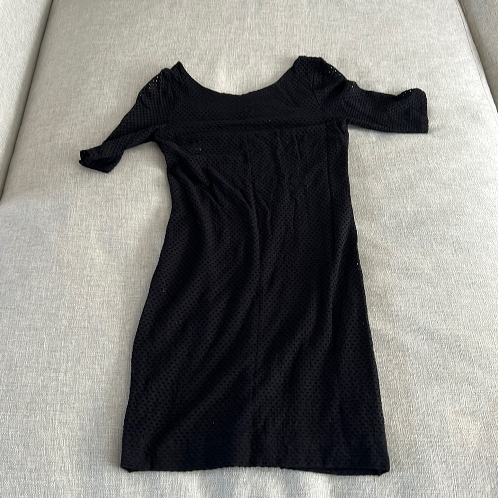 Body on black Banana Republic dress size 4